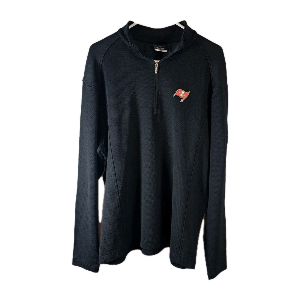 Nike Golf Therma-Fit 1/4 Zip Pullover Jacket Black Men's XL Tampa Bay EUC